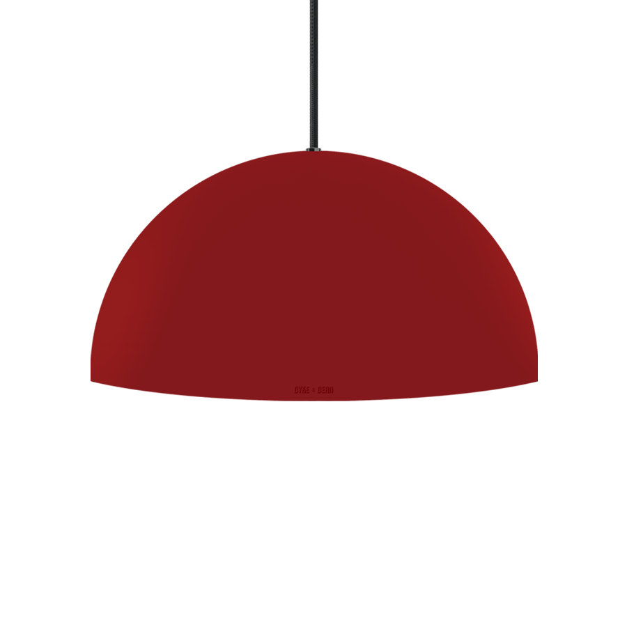 HEMISPHERE DOME PENDANT LIGHT BESPOKE COLOUR 200MM - DYKE & DEAN