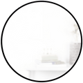 HUB RUBBER ROUND WALL MIRROR XL - DYKE & DEAN