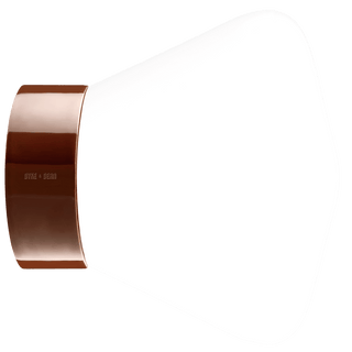 IFO ELECTRIC CERAMIC REAR WIRED WALL LIGHT BROWN - DYKE & DEAN