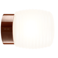 IFO ELECTRIC CERAMIC REAR WIRED WALL LIGHT BROWN - DYKE & DEAN