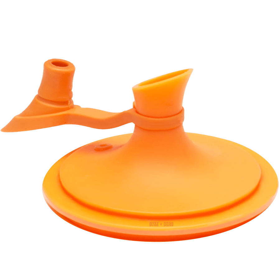 JARWARE OIL CRUET ORANGE - DYKE & DEAN