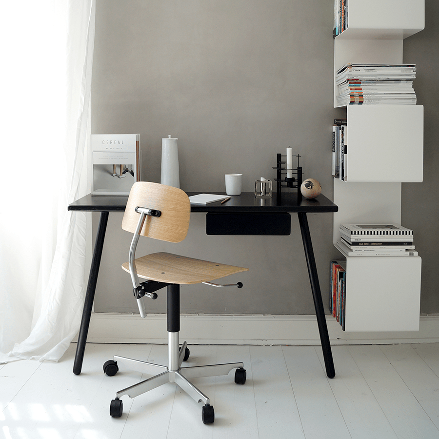 KEVI 2533 OFFICE CHAIR OAK - DYKE & DEAN