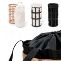 LAUNDRY BASKET DARK OAK - DYKE & DEAN