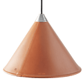 LEATHER CONE LAMP POLO - DYKE & DEAN