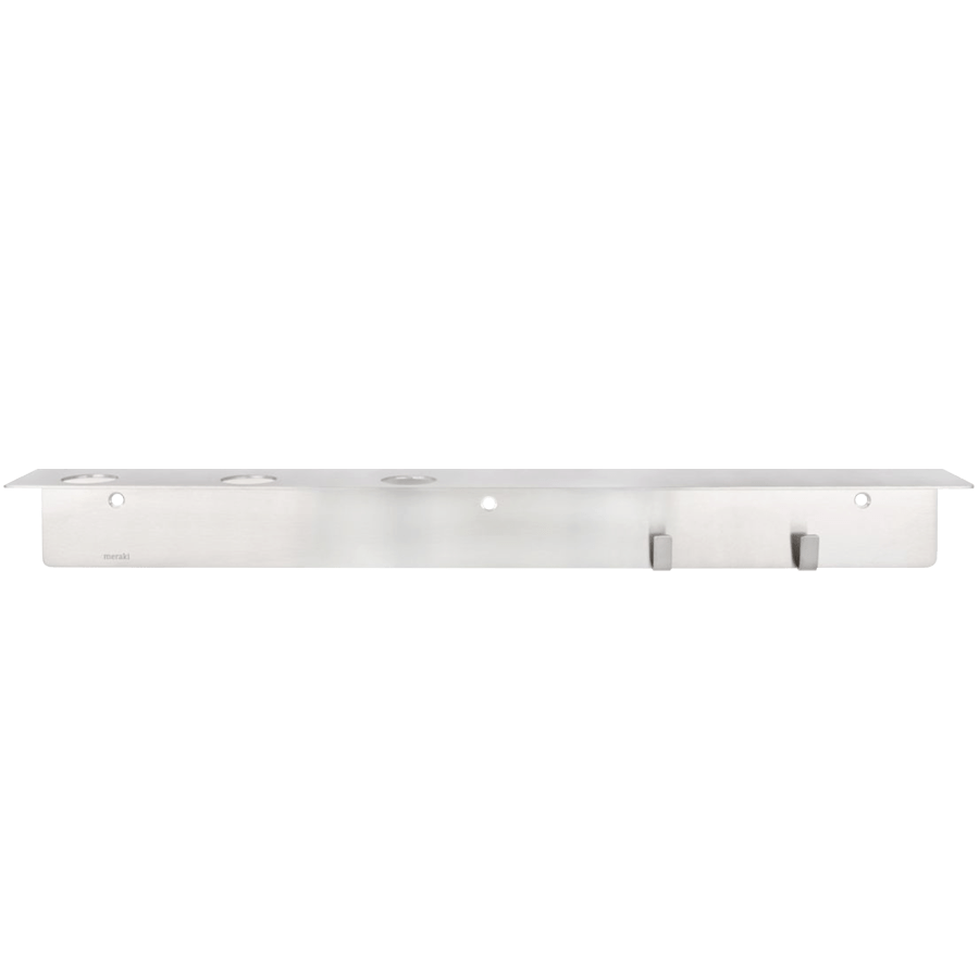 MERAKI BOTTLE HANGER WITH HOOKS - SILVER - DYKE & DEAN
