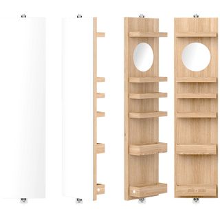 MIRROR CABINET REVOLVE 1140 NATURAL OAK - DYKE & DEAN