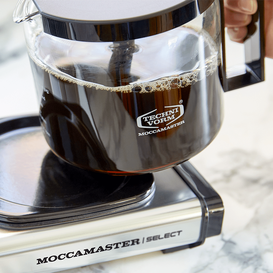 MOCCAMASTER COFFEE BREWER BLOOD ORANGE - DYKE & DEAN