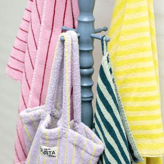 NARAM BATH TOWELS BABY PINK & SKI PATROL - DYKE & DEAN