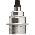 NICKEL E27 METAL BULB HOLDER - DYKE & DEAN