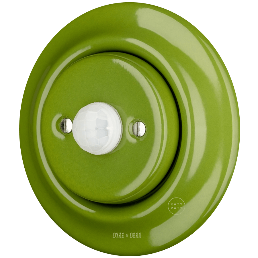 PORCELAIN WALL CABLE MOTION SENSOR GREEN - DYKE & DEAN