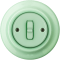 PORCELAIN WALL LIGHT SWITCH MINT TOGGLE - DYKE & DEAN