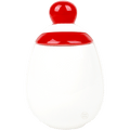 RED PORCELAIN EGG CODDLER - DYKE & DEAN