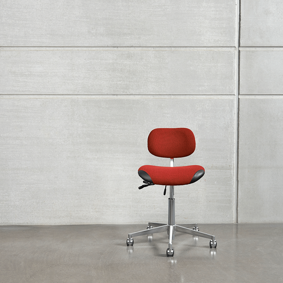 VL66 LEATHER SWIVEL CHAIR - DYKE & DEAN