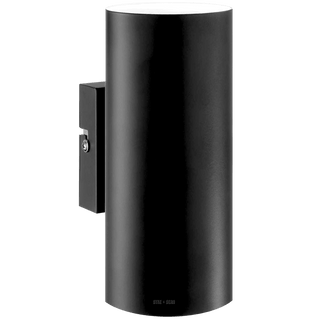 WALL CYLINDER SPOT LIGHTS BLACK - DYKE & DEAN