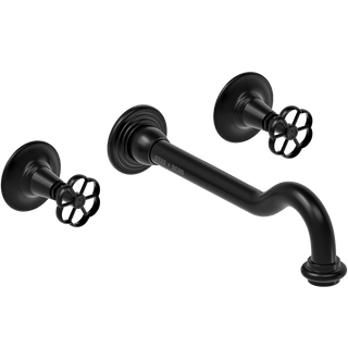 WALL MOUNTED SPOUT DROP FLOWER TAPS - DYKE & DEAN