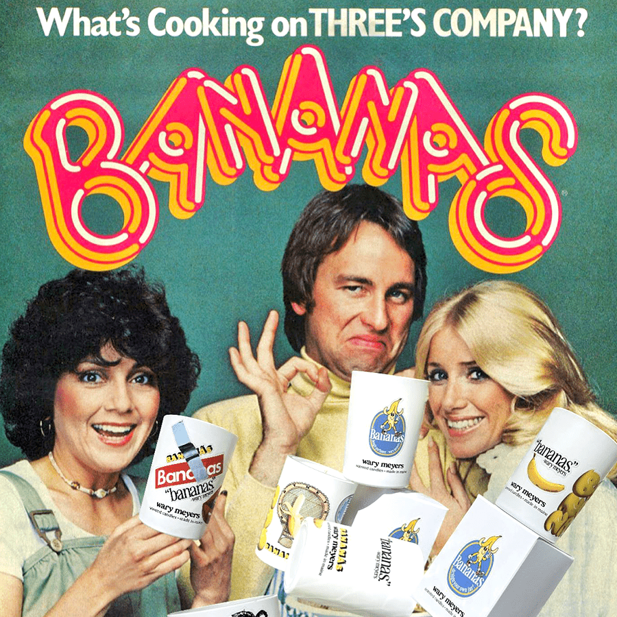 WARY MEYERS BANANAS CANDLE - DYKE & DEAN